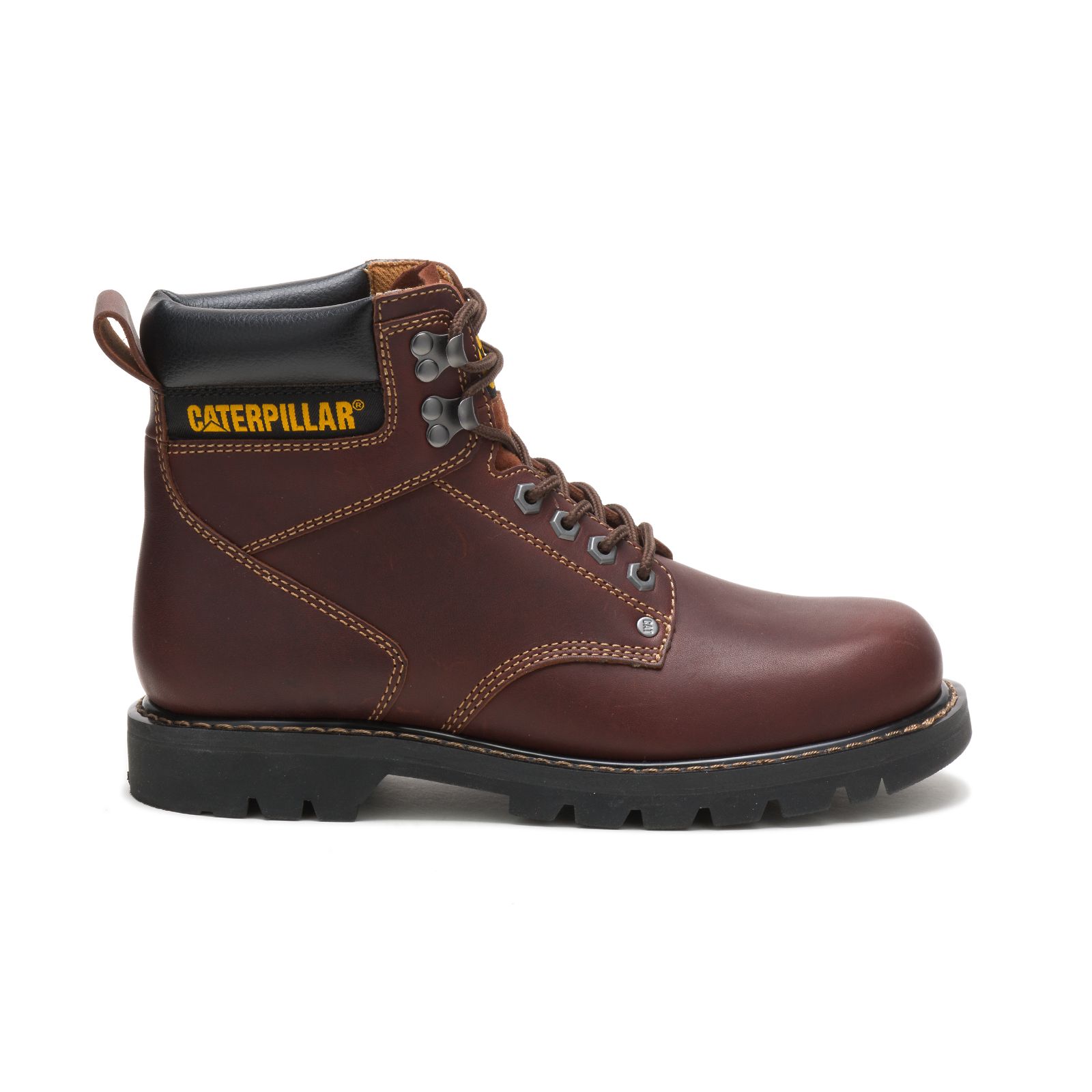 Caterpillar Men's Second Shift Work Boots Brown CAT-8473